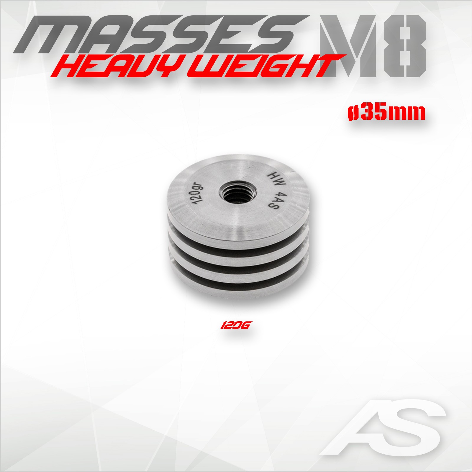 MASSE HW 35mm M8-5/16  4AS